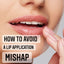 How to Avoid a lip application mishap