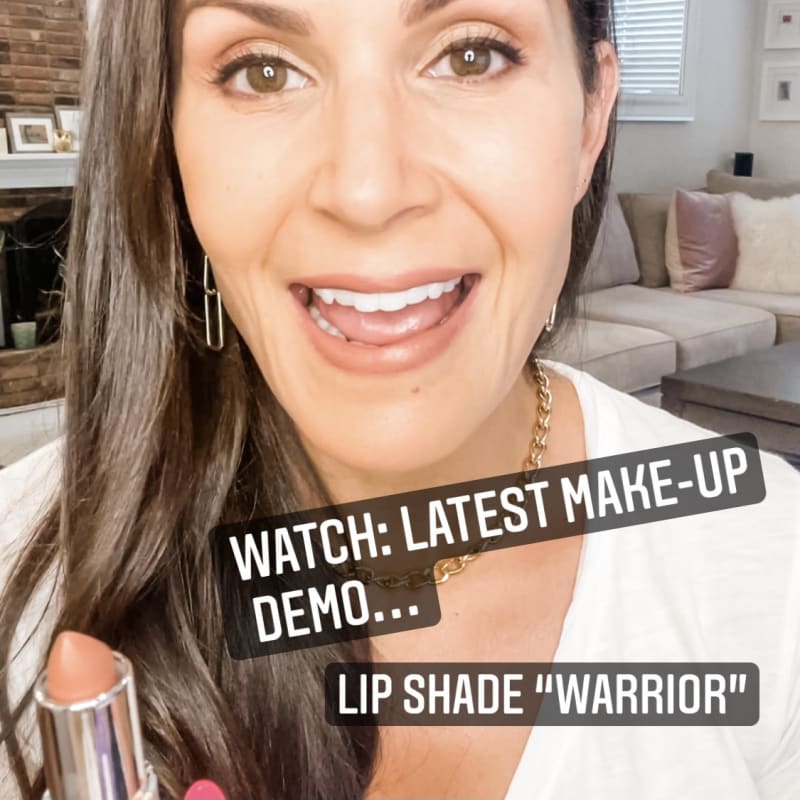 Watch: Make-up demo of lip shade Warrior
