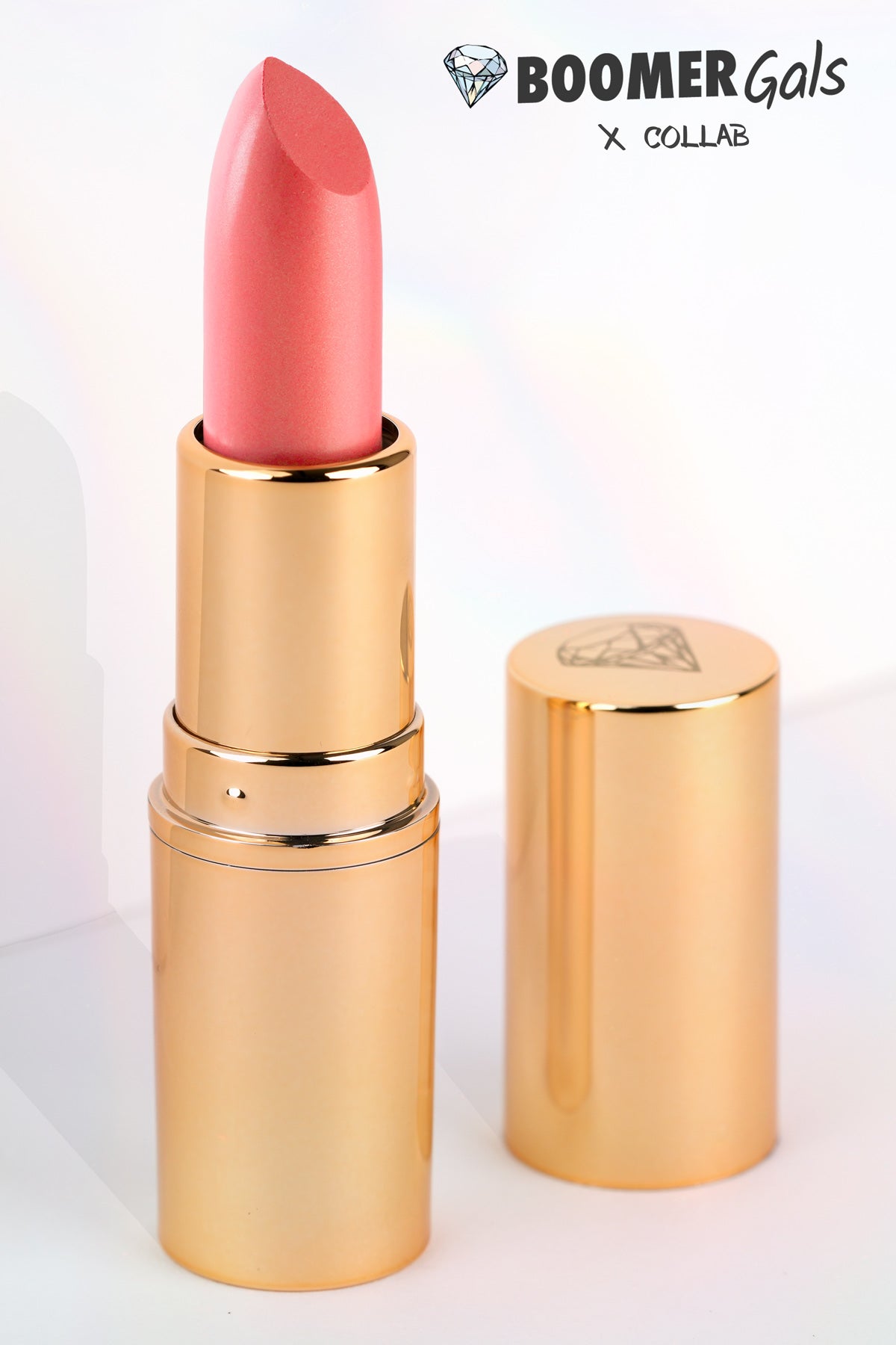 'Kimberly’s coral pink' Boomer Gals - Ultra Lux Hydrating Lipstick